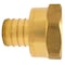 Apollo 3/4 in. Brass PEX Barb x 3/4 in. Female Pipe Thread Adapter Jar (25-Pack), 25PK APXFA3425JR - alternate 6